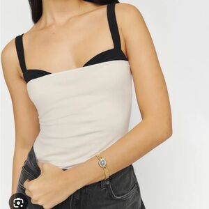 Reformation harlen top - white